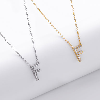 Initial Shine Pendant Necklace