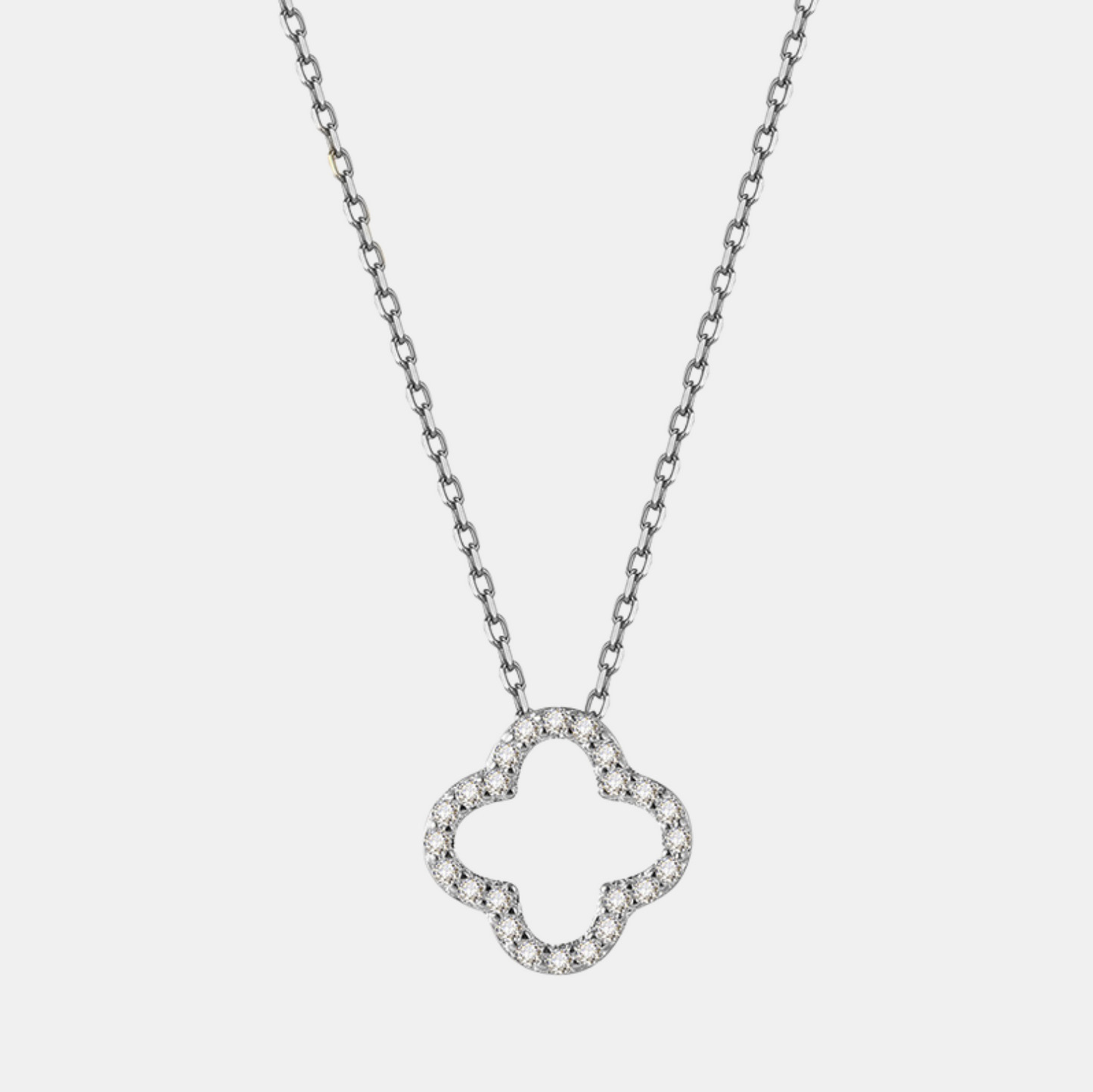 Hollow Four-Leaf Clover Necklace