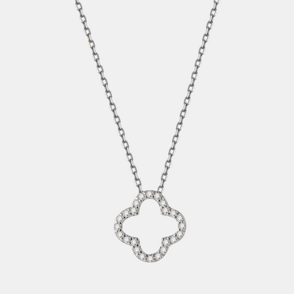 Hollow Four-Leaf Clover Necklace