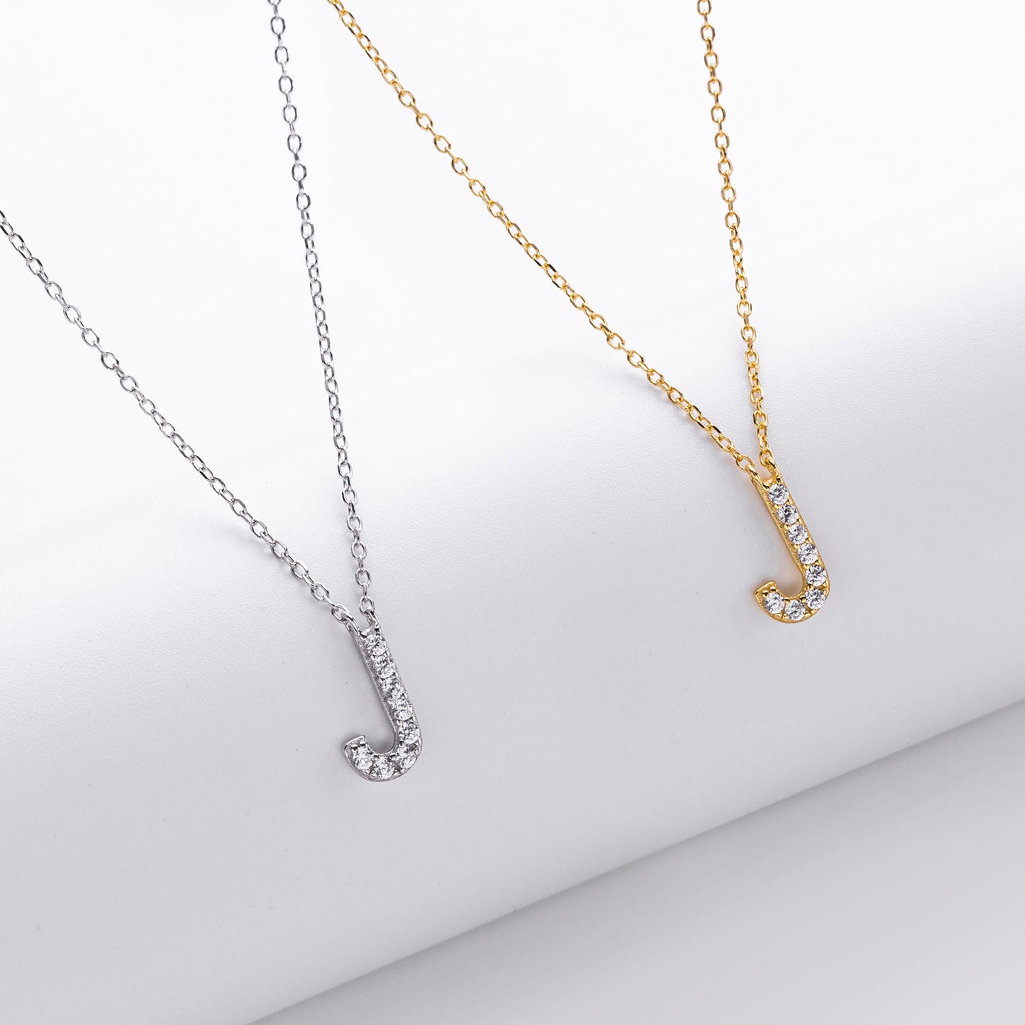 Initial Shine Pendant Necklace