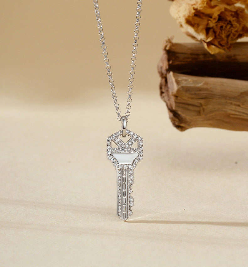 Heart Key Pendant Necklace