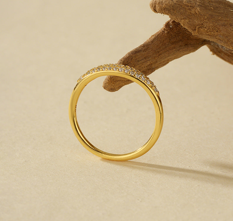 Full Sparkle Band Ring