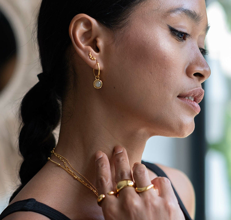 Luminous Star Drop Earrings