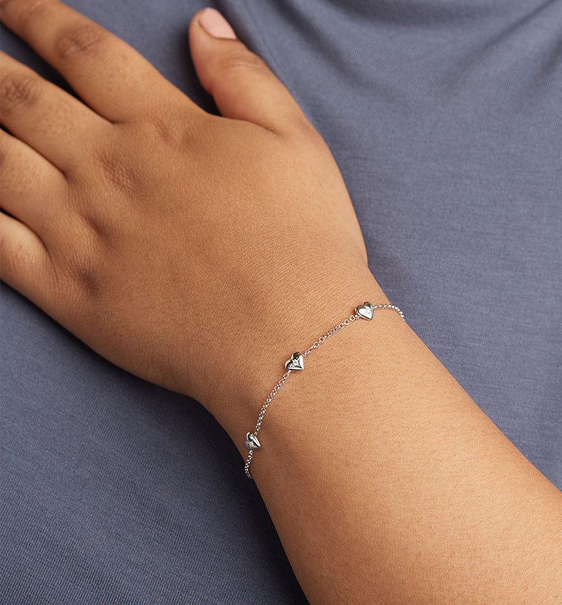 Delicate Heart Accent Bracelet