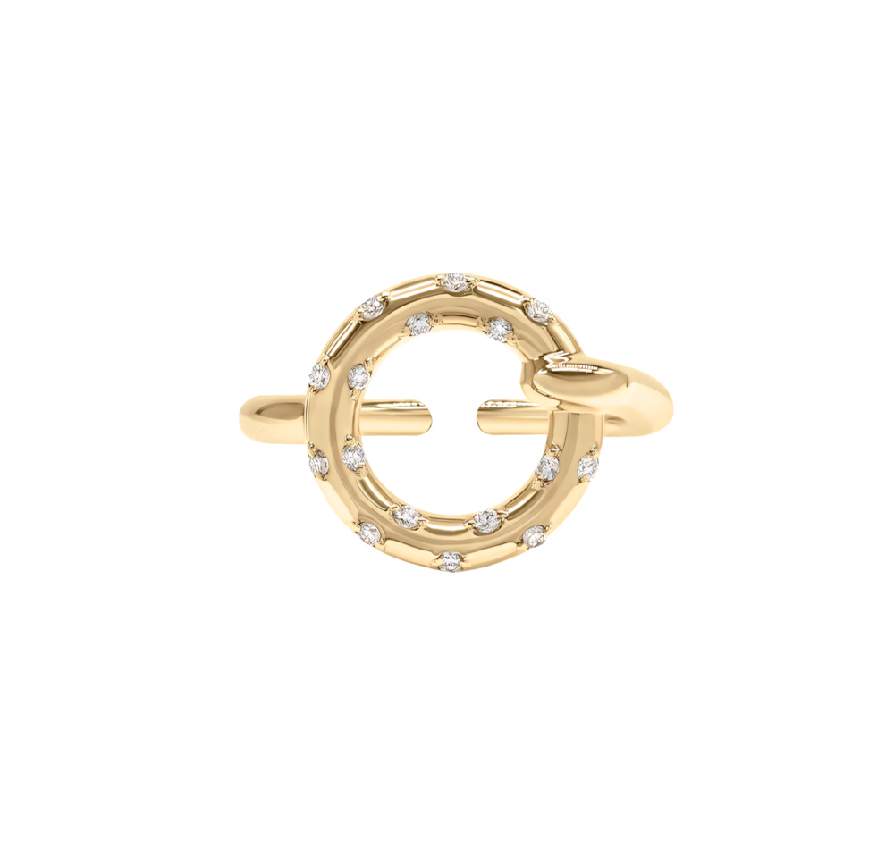 Open Round Stone Ring