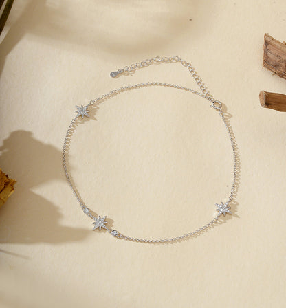 Snowflake Star Necklace