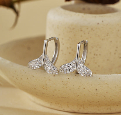 Mermaid Tail Hoop Earrings