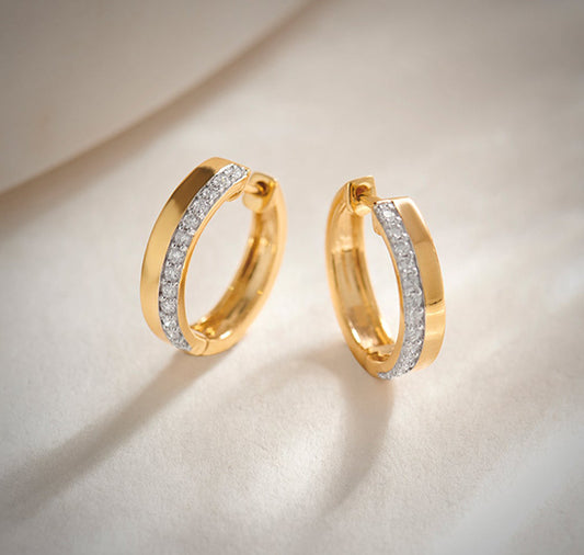 Lustra Glow Hoop Earrings