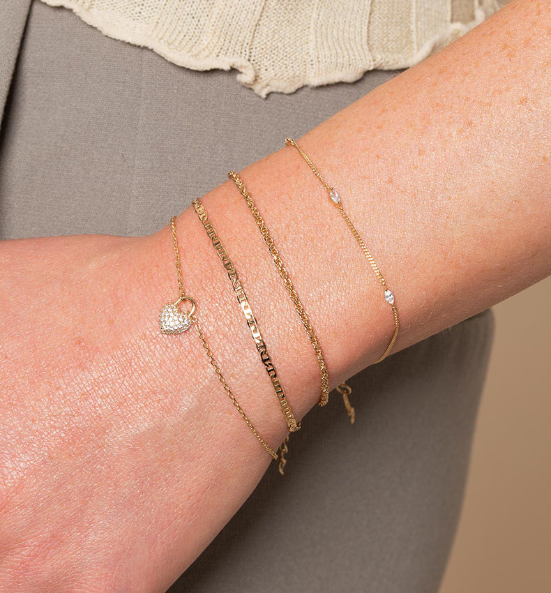 Sparkling Chain Link Bracelet