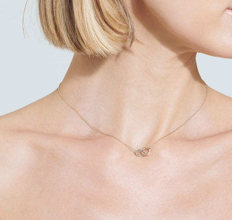 Minimalist Interlock Necklace