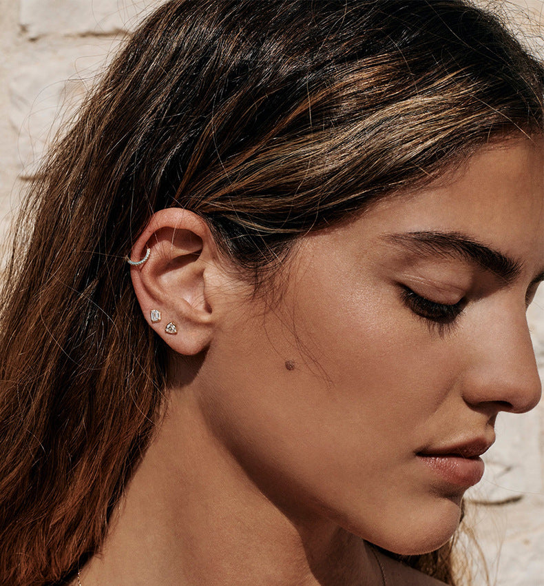 Minimalist Square Ear Studs