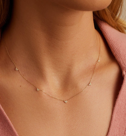 Delicate Heart Pendant Necklace