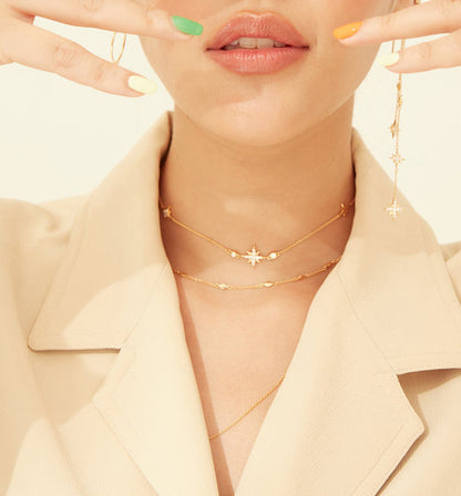 Snowflake Star Necklace