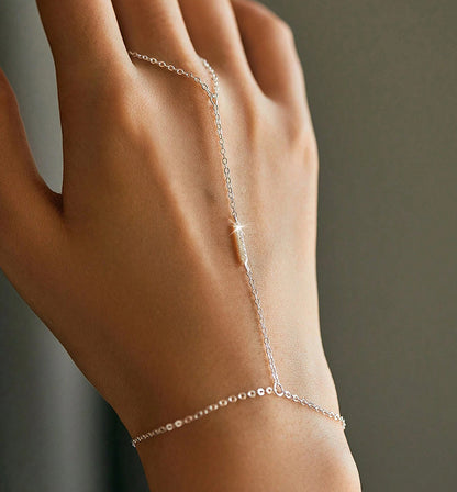 Linked Chain Finger Bracelet