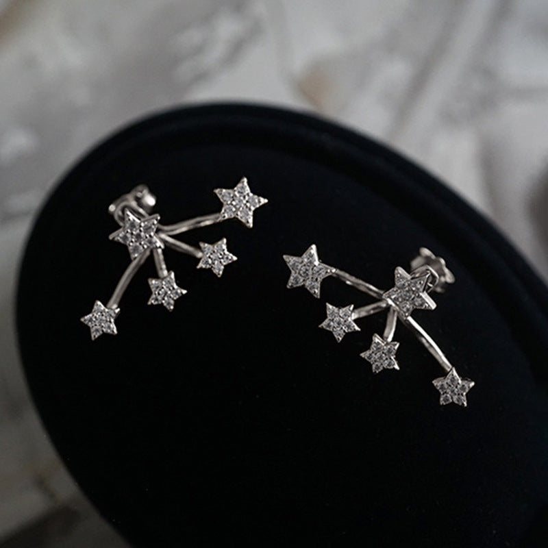 Retro Star Stud Earrings