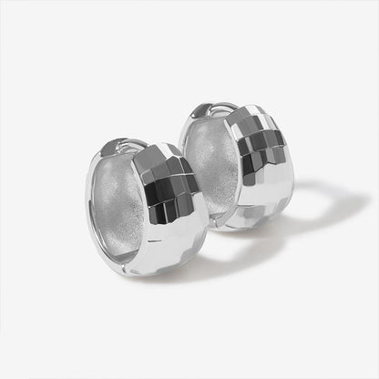 Geometric Spark Hoop Earrings