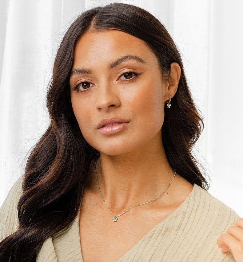 Dainty Butterfly Pendant Necklace