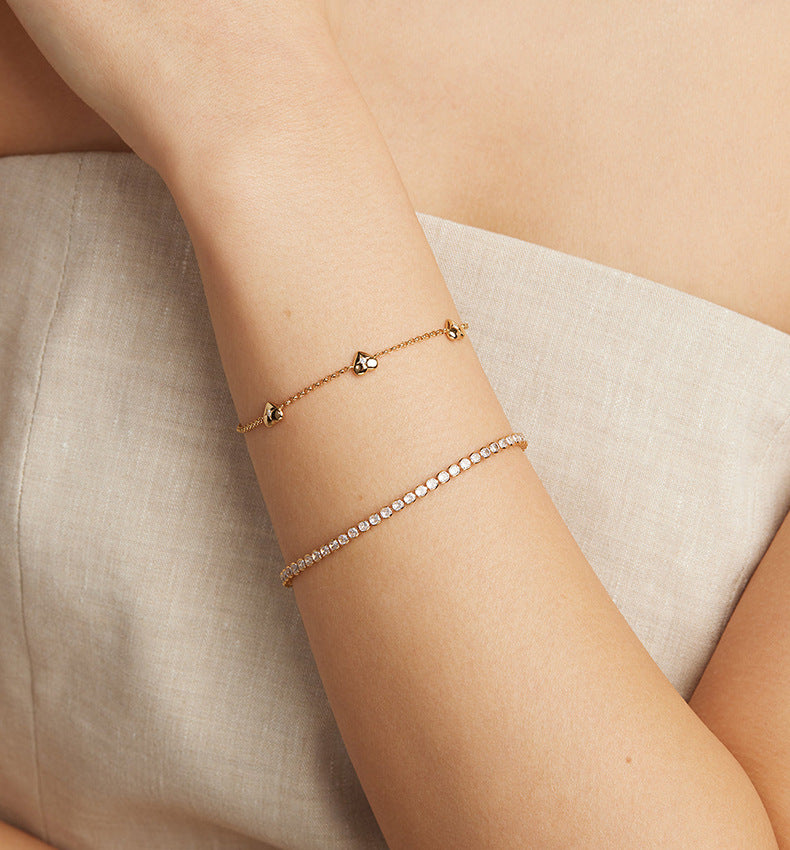 Delicate Heart Accent Bracelet