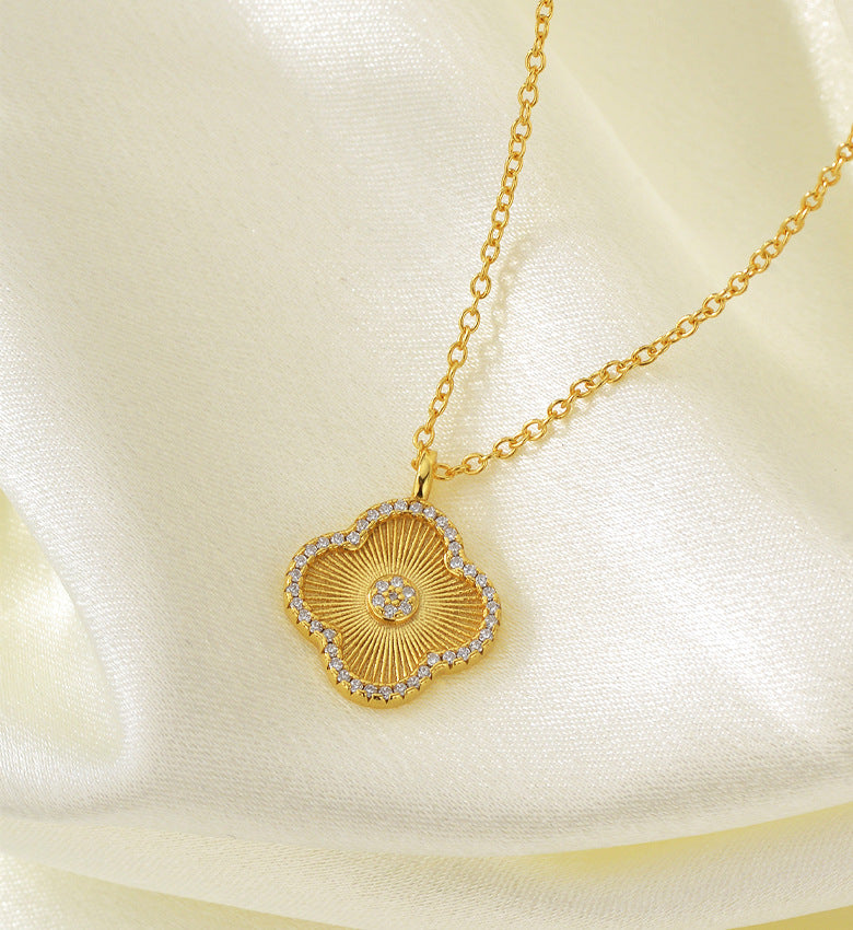Four-Leaf Clover Pendant Necklace