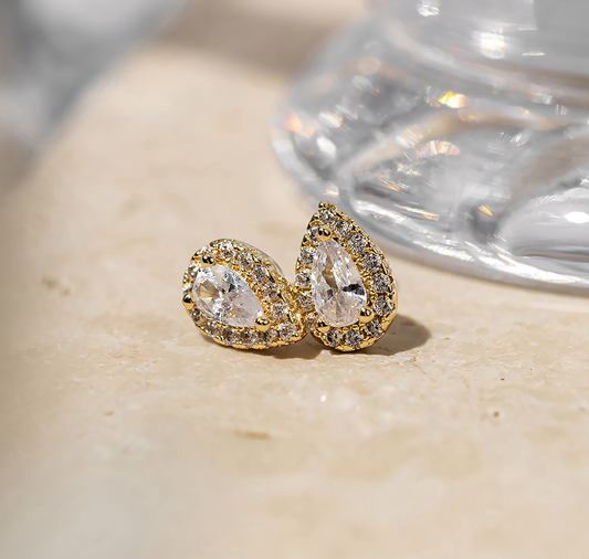 Mixed-Shape Stud Earrings