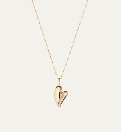 Minimalist Heart Pendant Necklace