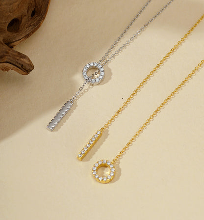 Adjustable Micro-Inlaid Lockless Necklace