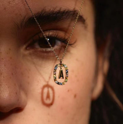 AURORA Letter Necklace