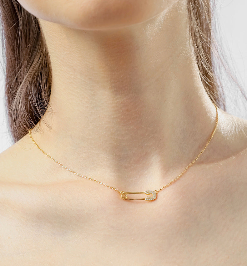 Radiant Brooch Pendant Necklace