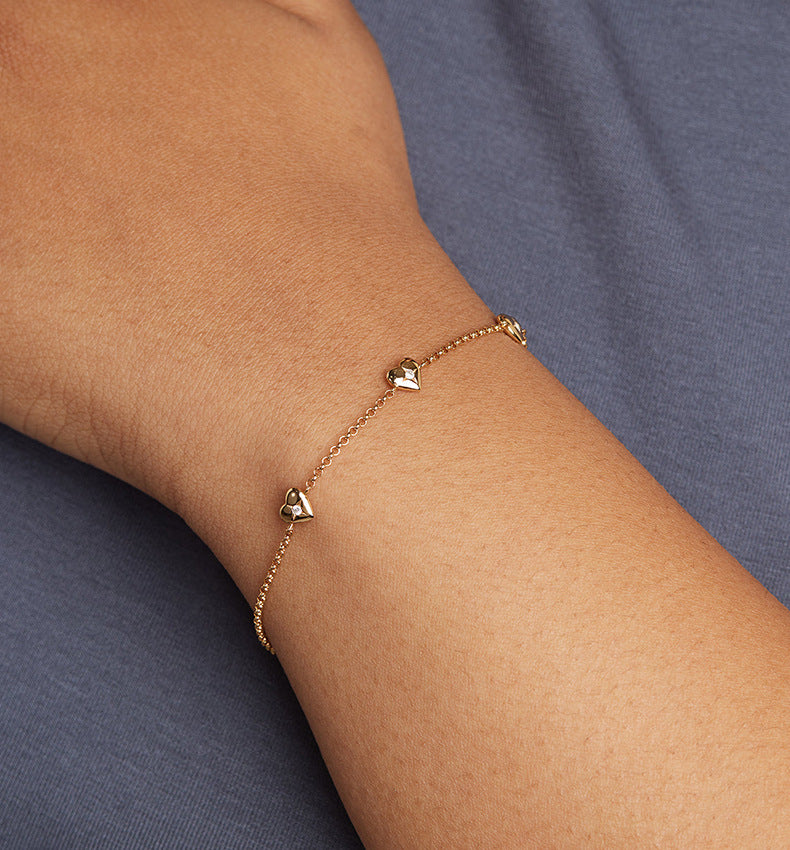Delicate Heart Accent Bracelet