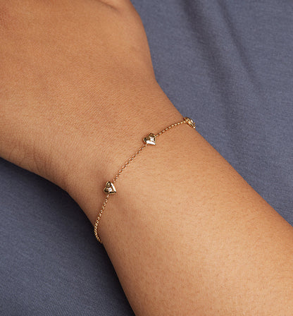 Delicate Heart Accent Bracelet