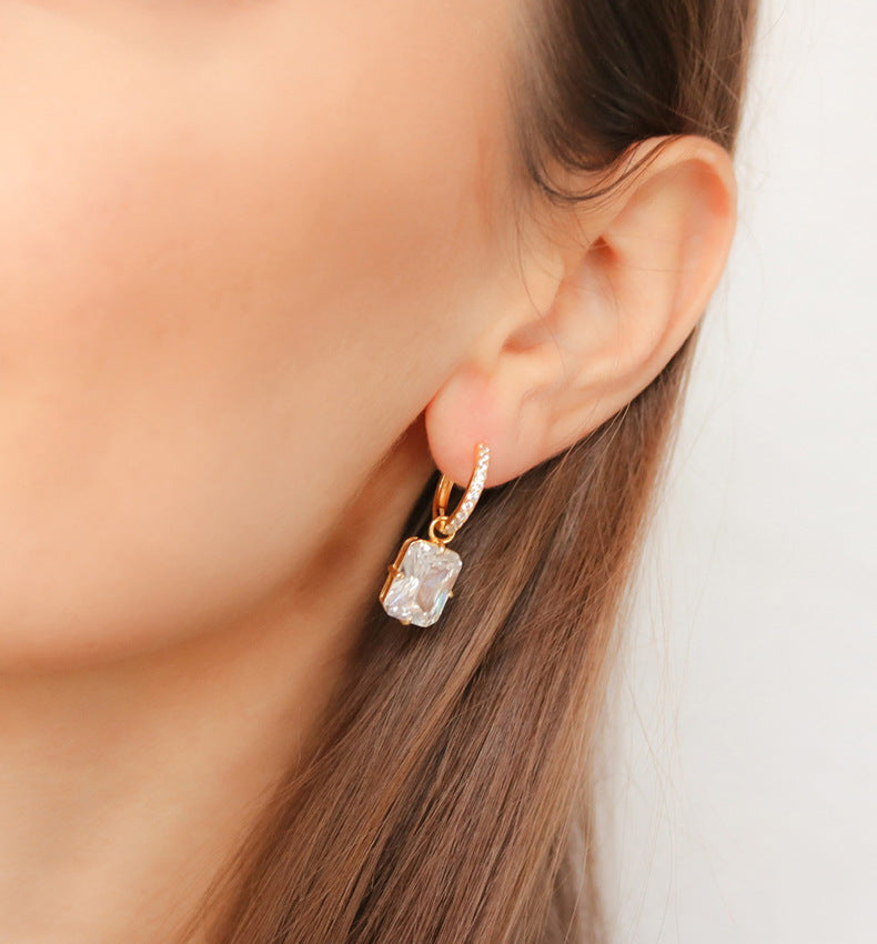 Geometric Drop Earrings