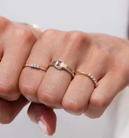 Two-Tone Buckle Ring