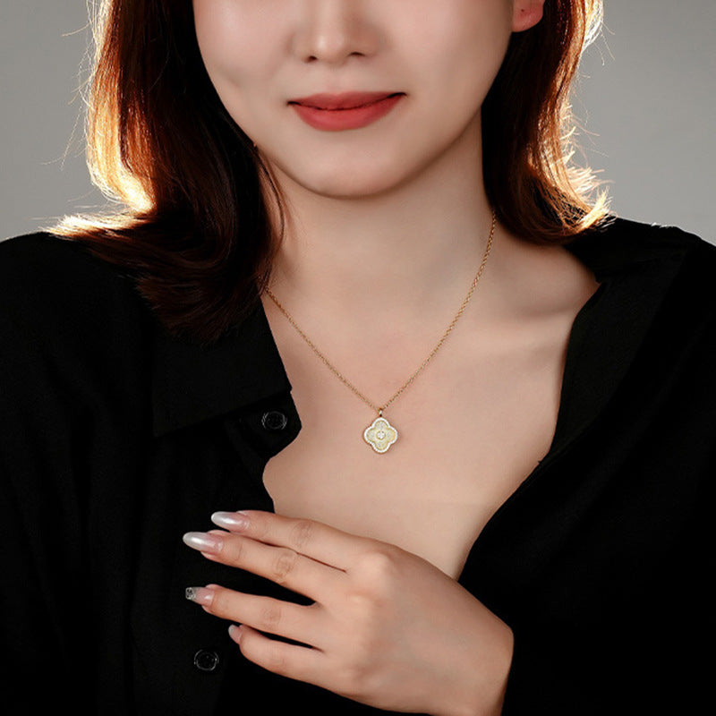 Four-Leaf Clover Pendant Necklace