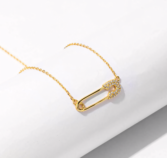 Radiant Brooch Pendant Necklace