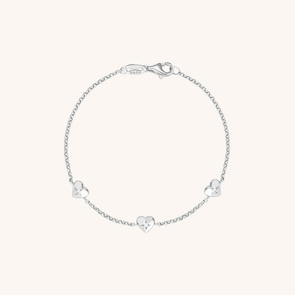 Delicate Heart Accent Bracelet