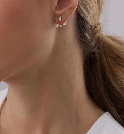 Sparkly Ear Climber Earrings