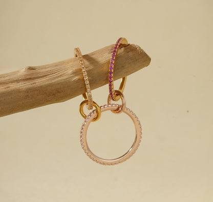 Triple Band Sparkle Ring