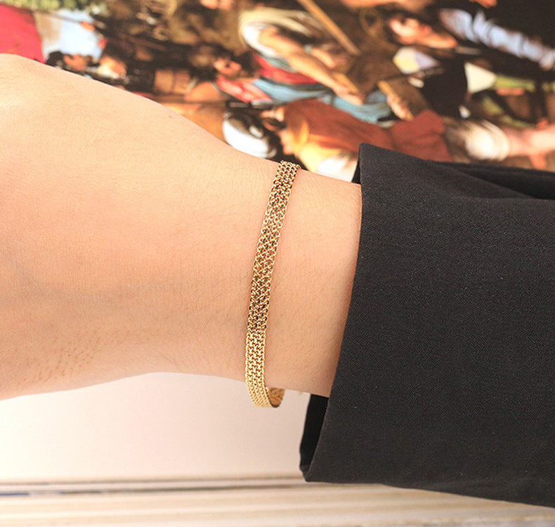 Medieval Braided Sparkling Bracelet