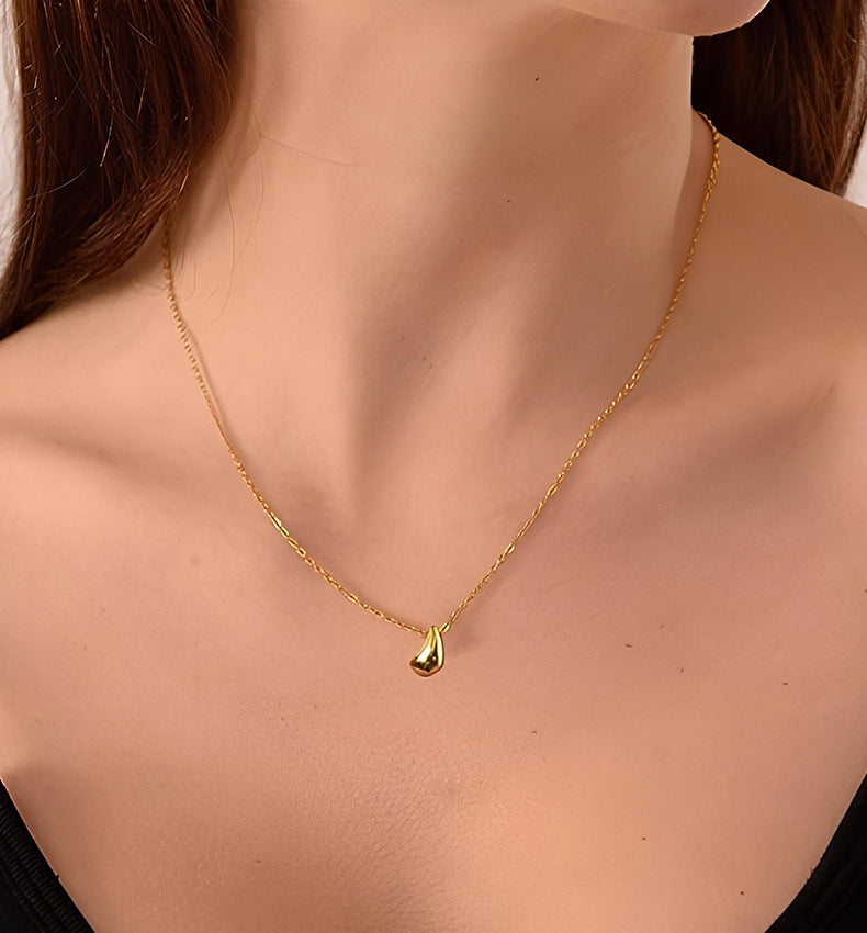 Gleam Drop Pendant Necklace