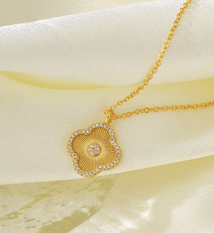 Four-Leaf Clover Pendant Necklace