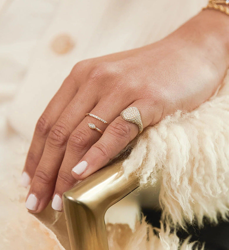 Snake Open Wrap Ring