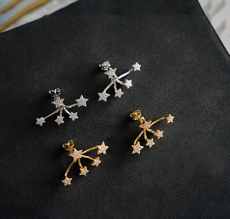 Retro Star Stud Earrings