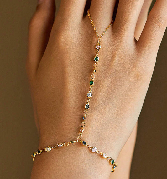 Linked Chain Finger Bracelet