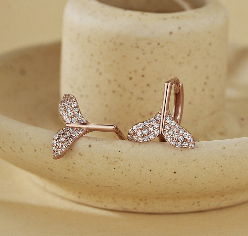 Mermaid Tail Hoop Earrings