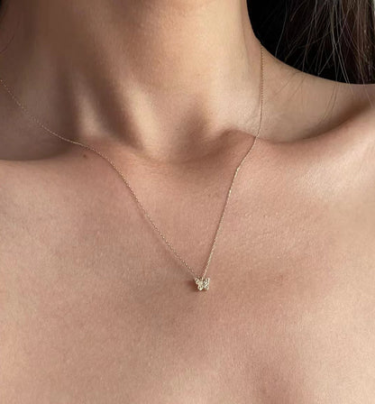 Dainty Butterfly Pendant Necklace