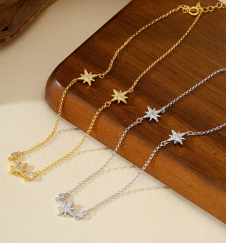 Snowflake Star Necklace