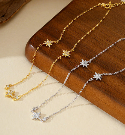 Snowflake Star Necklace