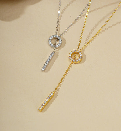 Adjustable Micro-Inlaid Lockless Necklace