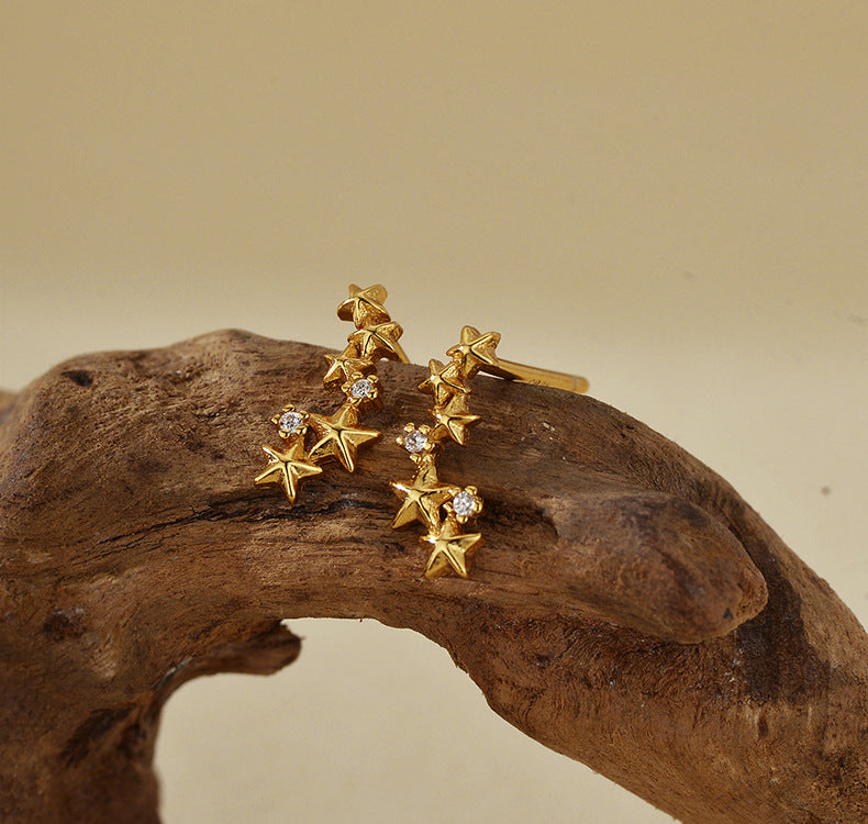 Luminous Star Drop Earrings