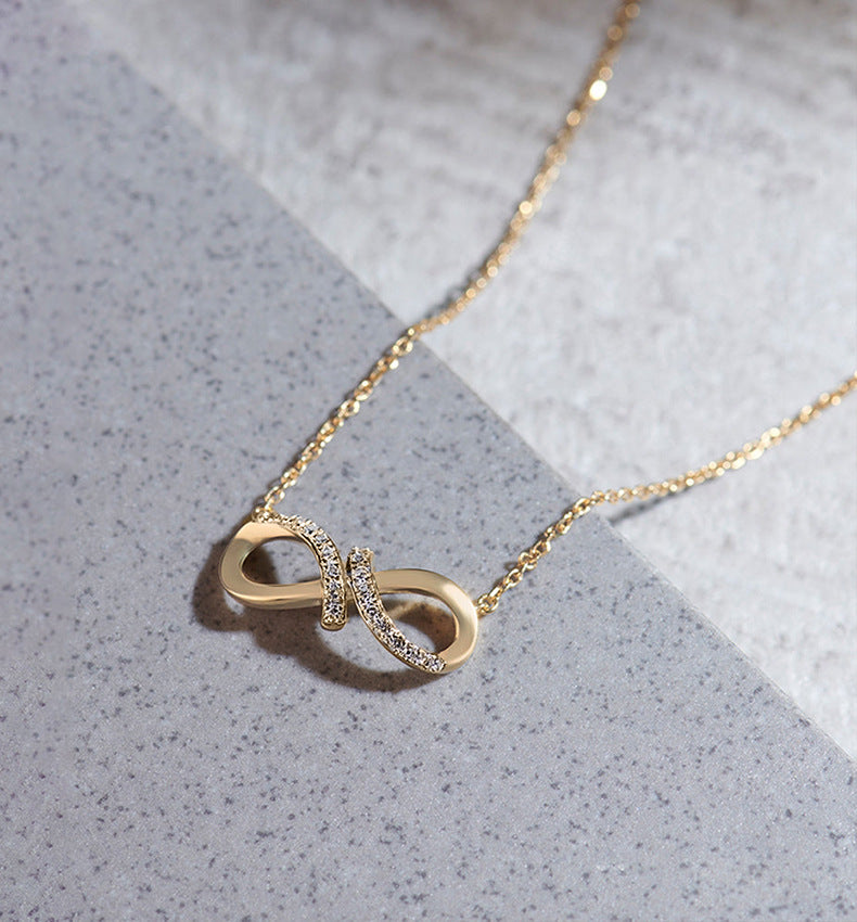 Infinity Loop Pendant Necklace